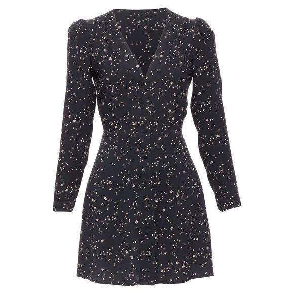 Reformation Dresses & Skirts - Reformation Courtney Star Galactic Print V Neck Mini Dress
